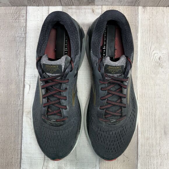 Brooks Adrenaline GTS 18 Men's Size 10 Running Shoes Athletic Sneakers Black - Picture 4 of 16